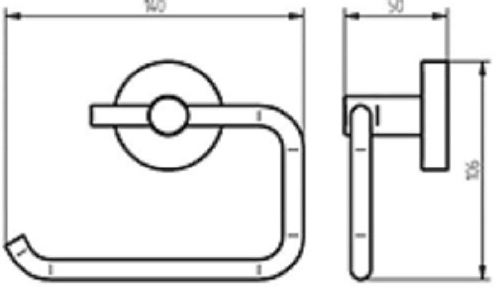 Porta Rolos S/Tampa Kosmos