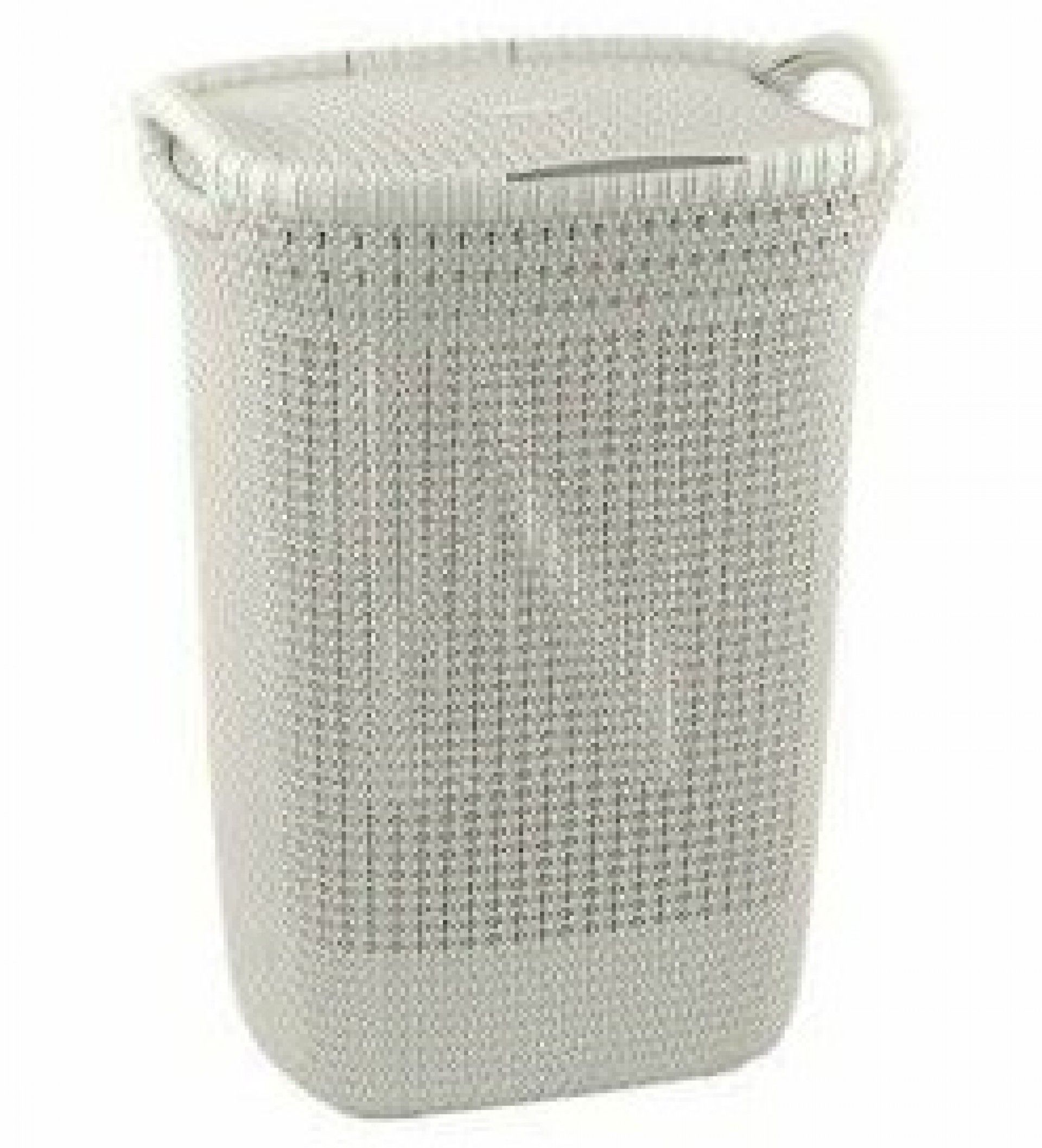 Cesto Roupa Suja Knit Oasis 57L Branco