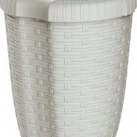Cesto Roupa 27L Rattan Creme Cesto Roupa 27L Rattan Creme