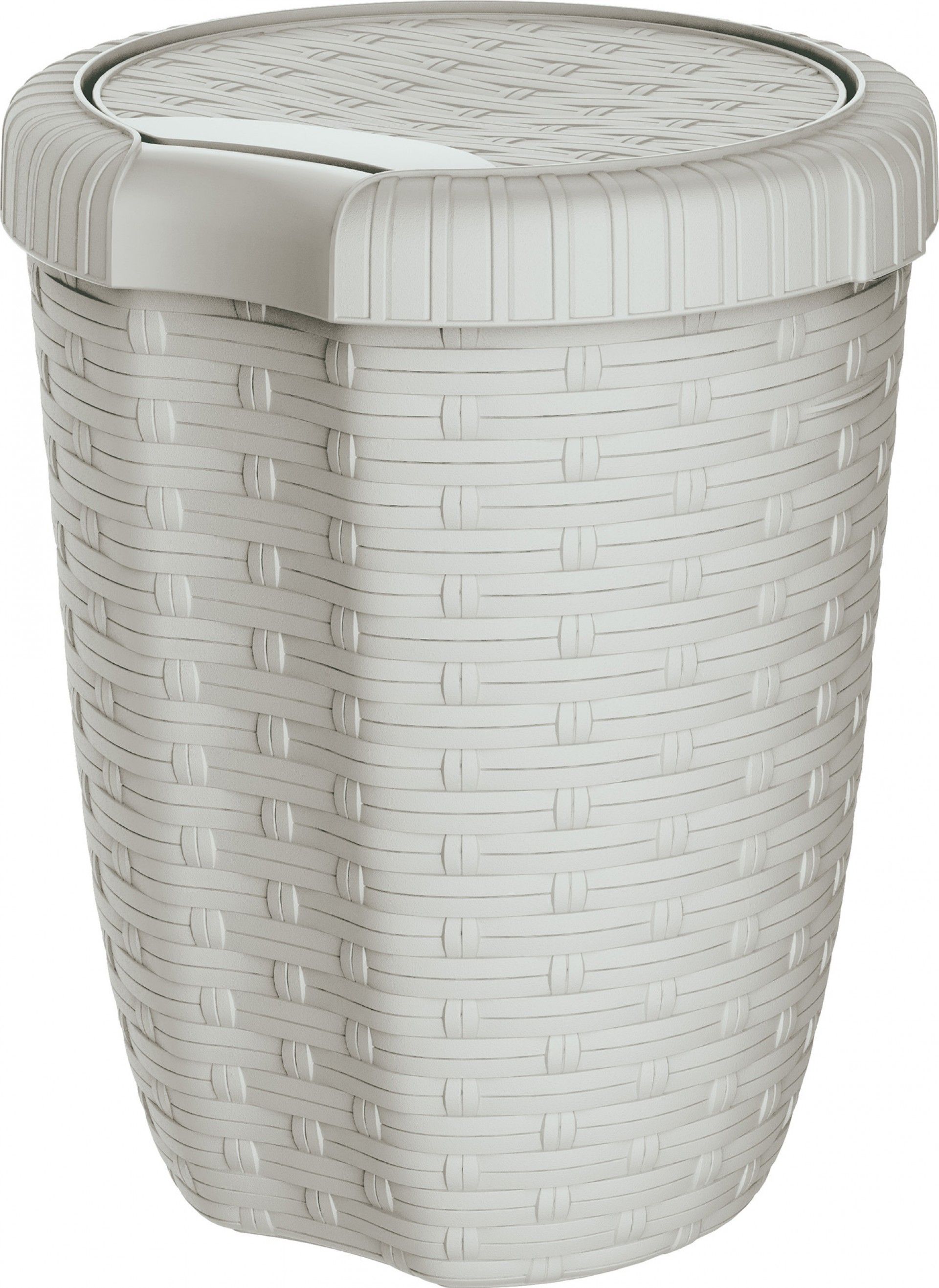 Cesto Roupa 27L Rattan Creme