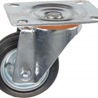 Roda Giratória Borracha 80mm Roda Giratória Borracha 80mm