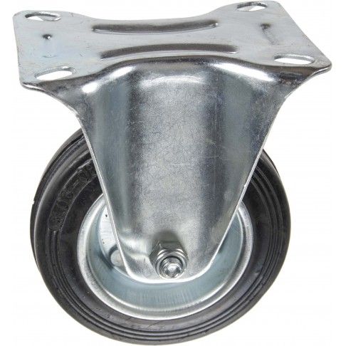 Roda Fixa Borracha 100mm Roda Fixa Borracha 100mm