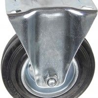 Roda Fixa Borracha 125mm Roda Fixa Borracha 125mm