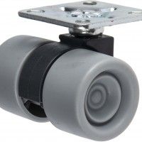 Roda Dupla C/Placa Pp 35mm Roda Dupla C/Placa Pp 35mm