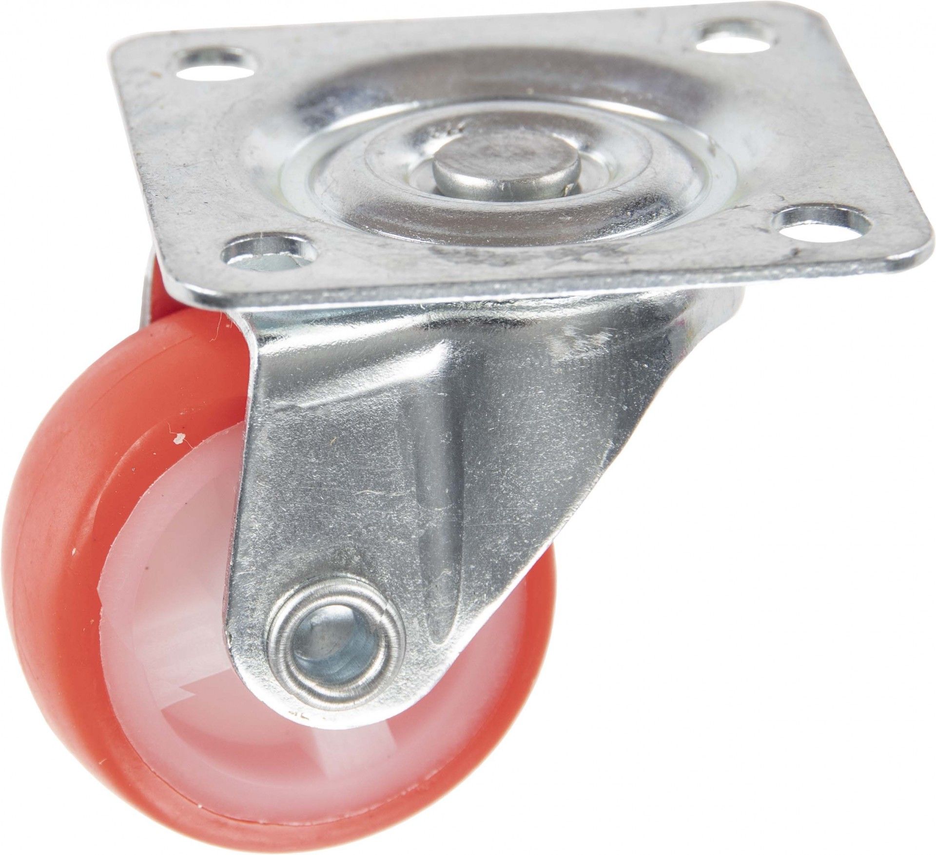 Roda Dupla Pu 30mm Laranja