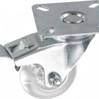 Roda Design Giratória C/Travão 50mm Roda Design Giratória C/Travão 50mm