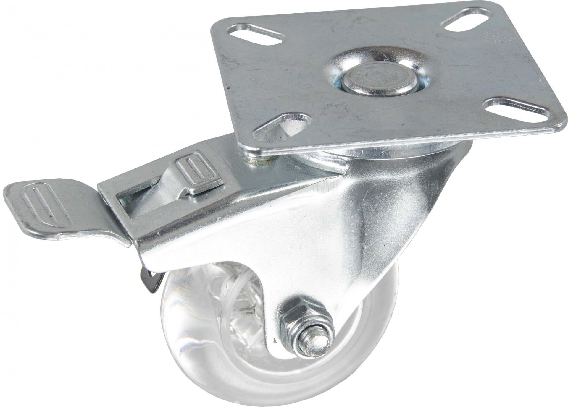 Roda Design Giratória C/Travão 50mm