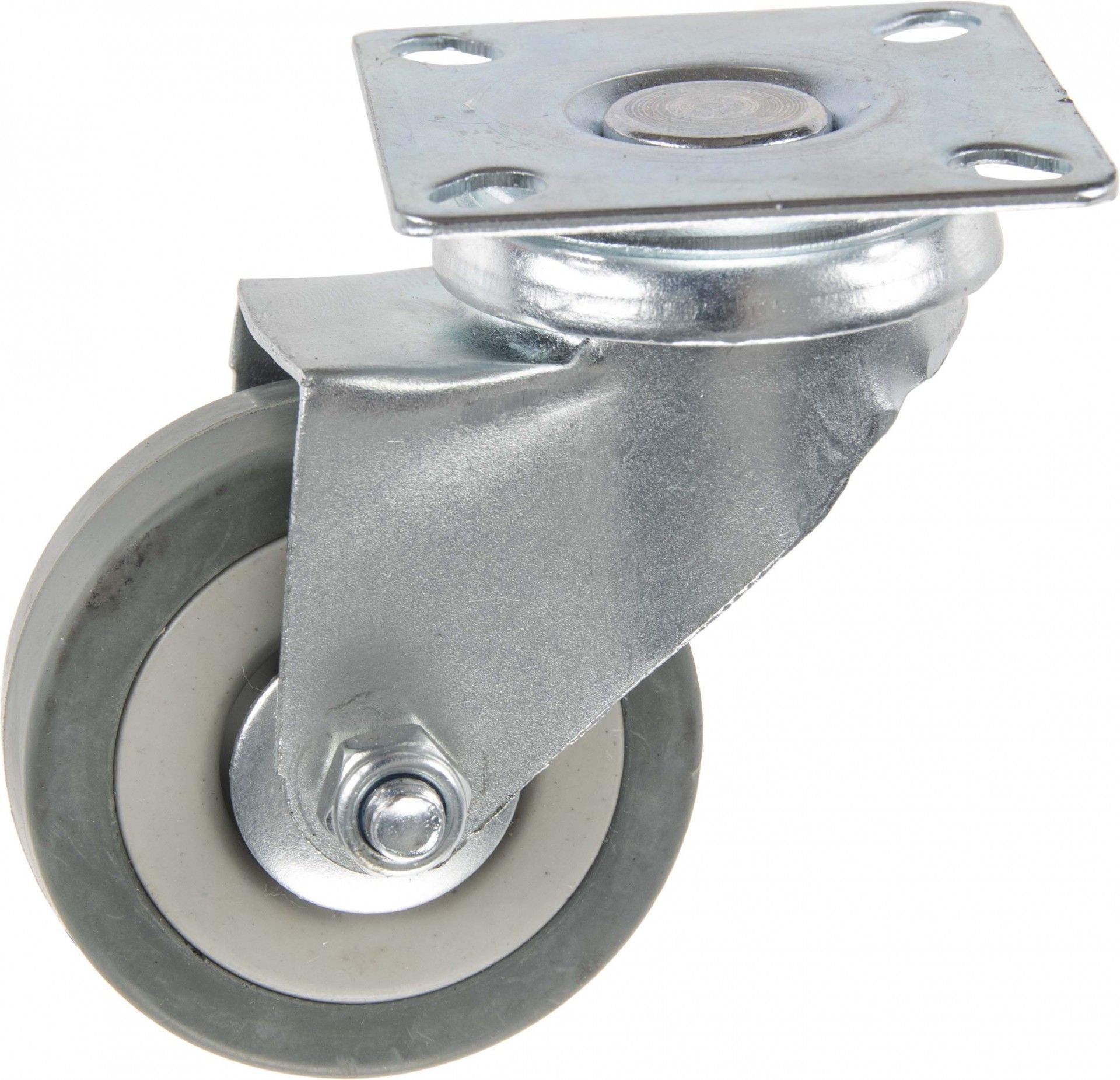 Roda Giratória Borracha 50mm