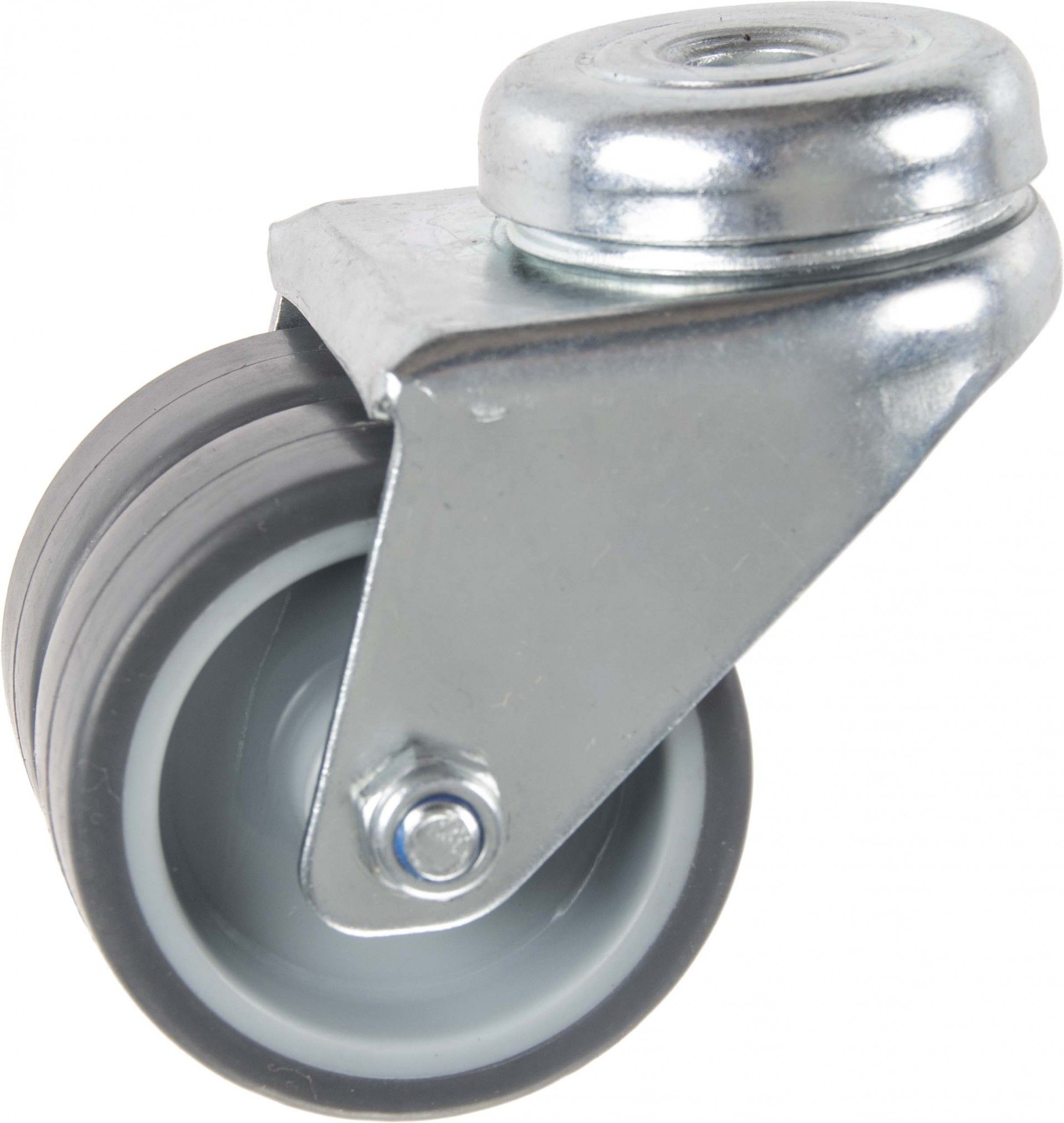 Roda Eixo Giratória Dupla 50mm