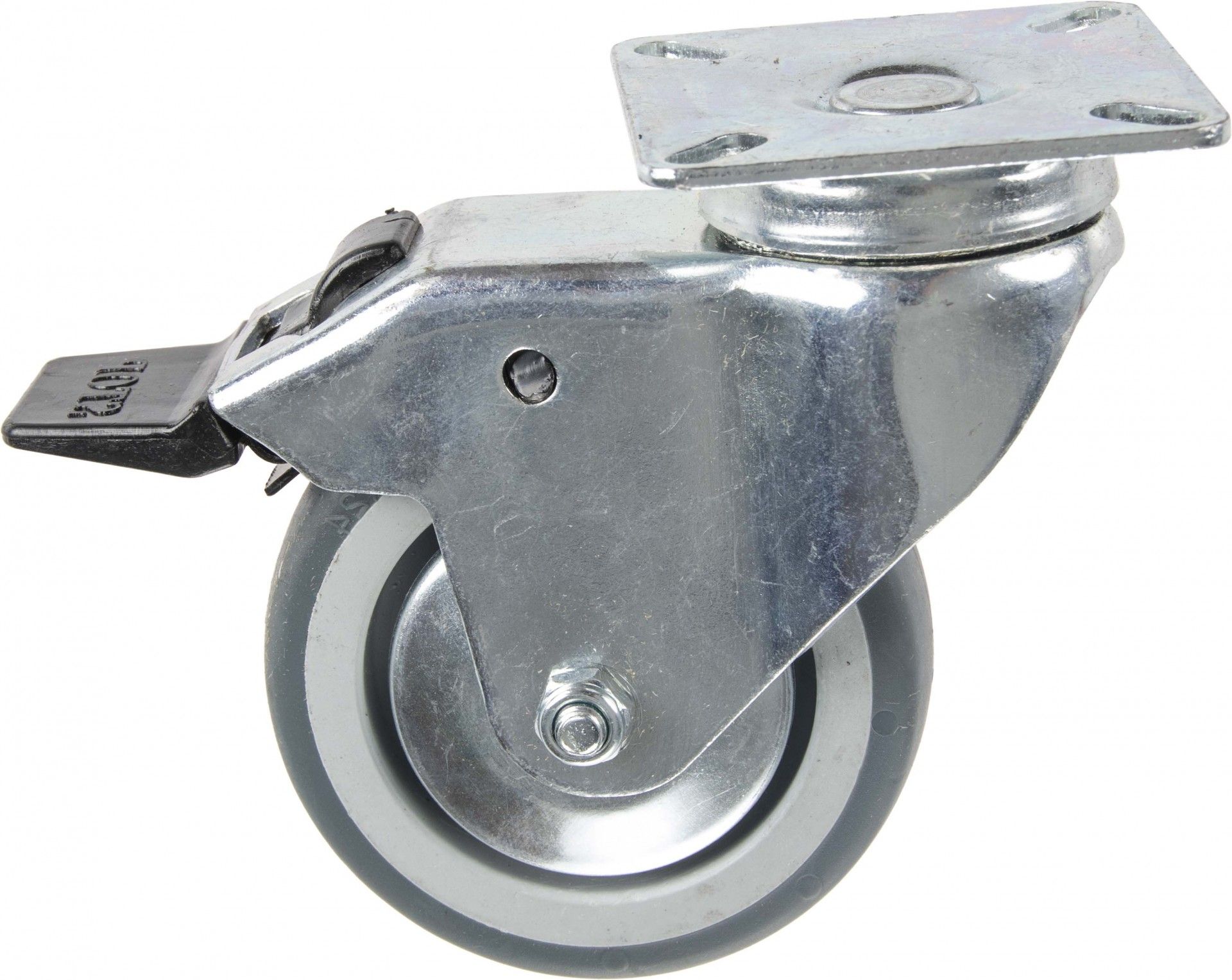 Roda Eixo Rotat C/Travão 75mm