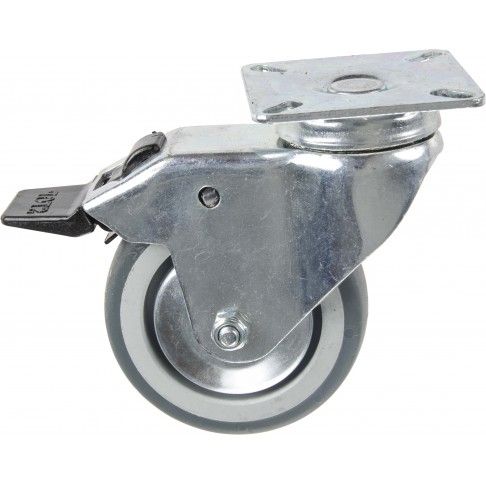 Roda Eixo Rotat C/Travão 75mm Roda Eixo Rotat C/Travão 75mm