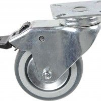 Roda Eixo Rotat C/Travão 75mm Roda Eixo Rotat C/Travão 75mm