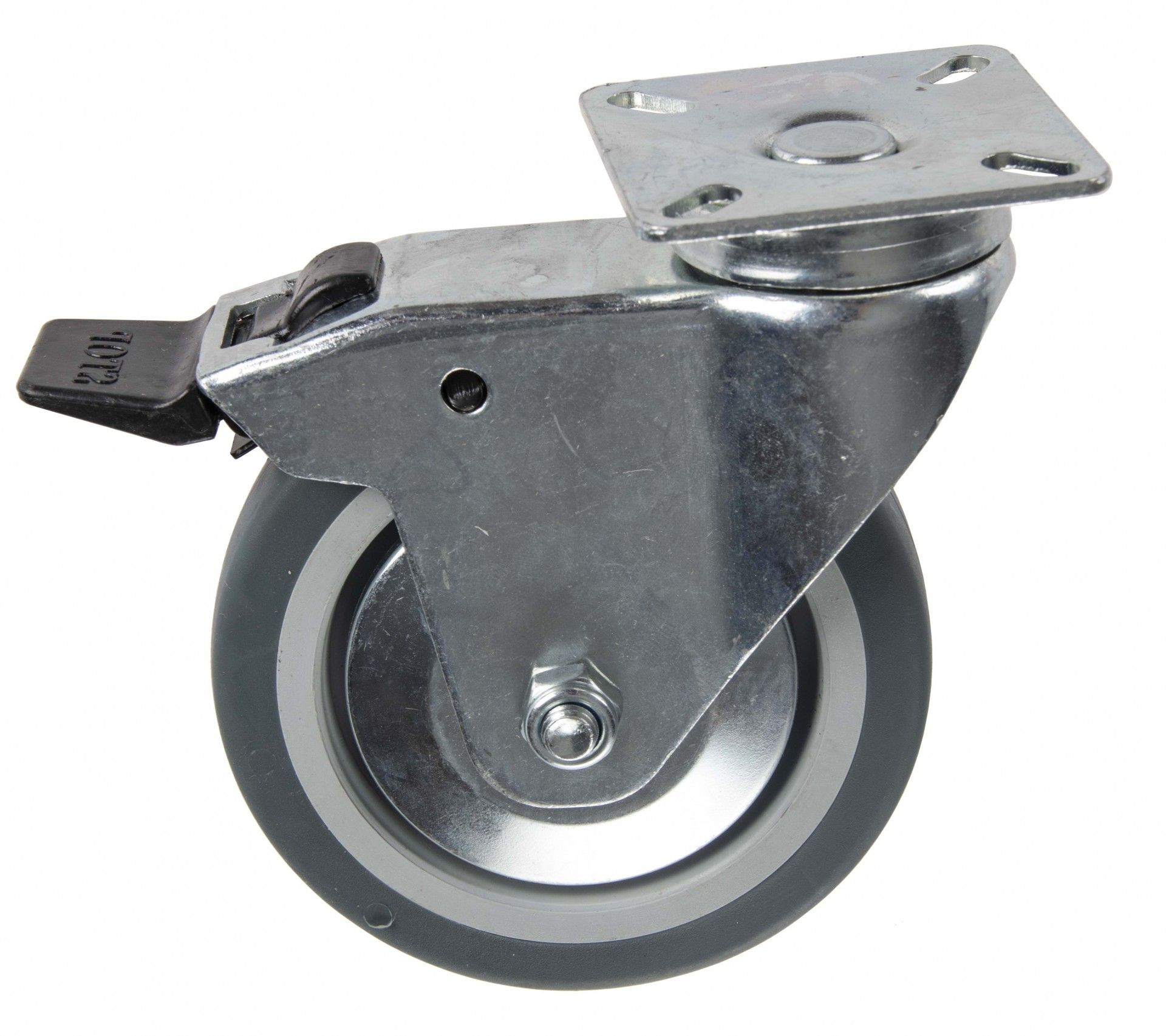 Roda Giratória C/Travão 100x25mm