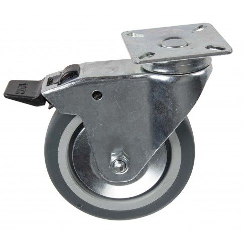 Roda Giratória C/Travão 100x25mm Roda Giratória C/Travão 100x25mm