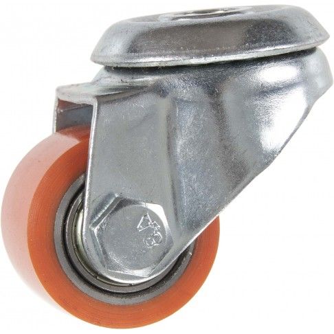 Roda Eixo Central Pu 35mm Roda Eixo Central Pu 35mm