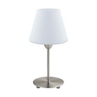 Candeeiro De Mesa Damasco1 Nickel Branco Candeeiro De Mesa Damasco1 Nickel Branco
