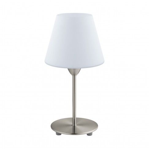 Candeeiro De Mesa Damasco1 Nickel Branco Candeeiro De Mesa Damasco1 Nickel Branco