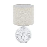 Candeeiro De Mesa Bellariva Branco Candeeiro De Mesa Bellariva Branco