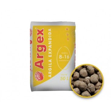 Argila Expandida Argex Granulada 8/16 50lt