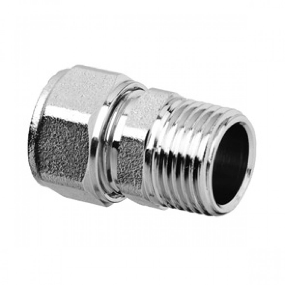 Uni�o Macho 16*1/2 Niquelado P/Multicamada