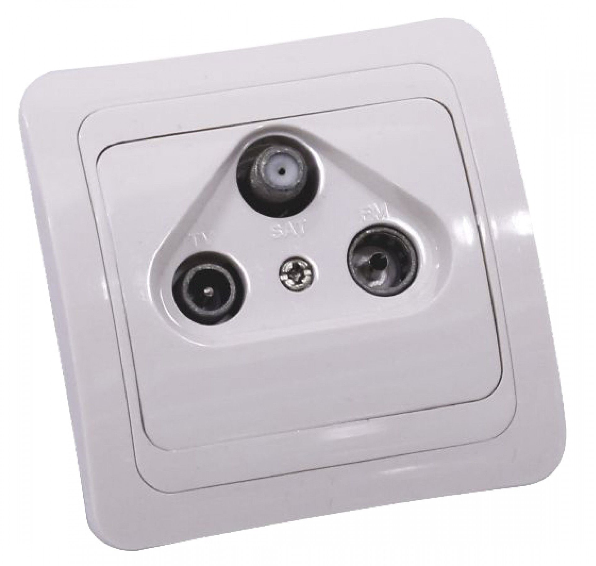 Tomada Tv/Rádio/Satélite Branco