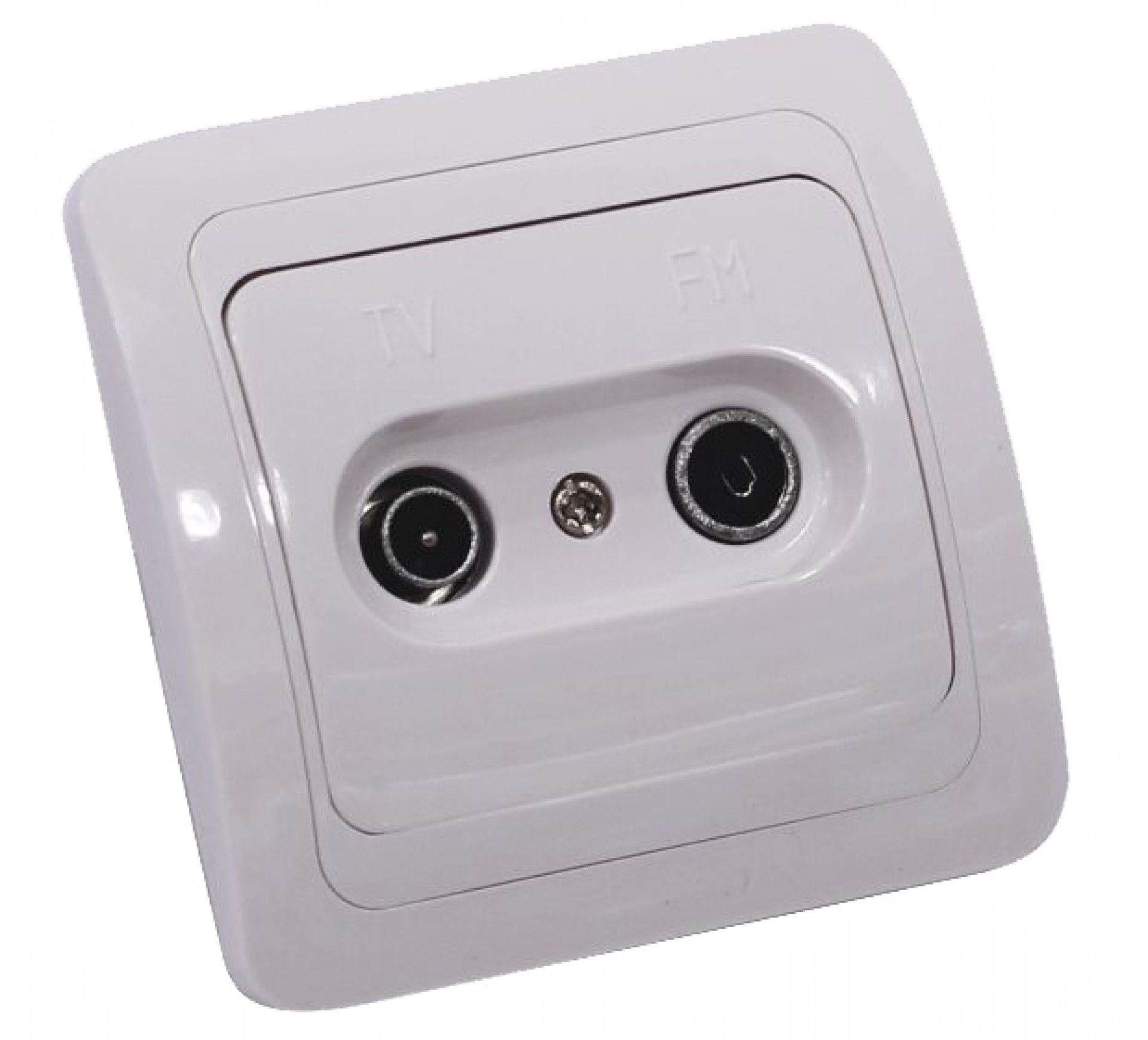 Tomada Tv/Rádio Branco