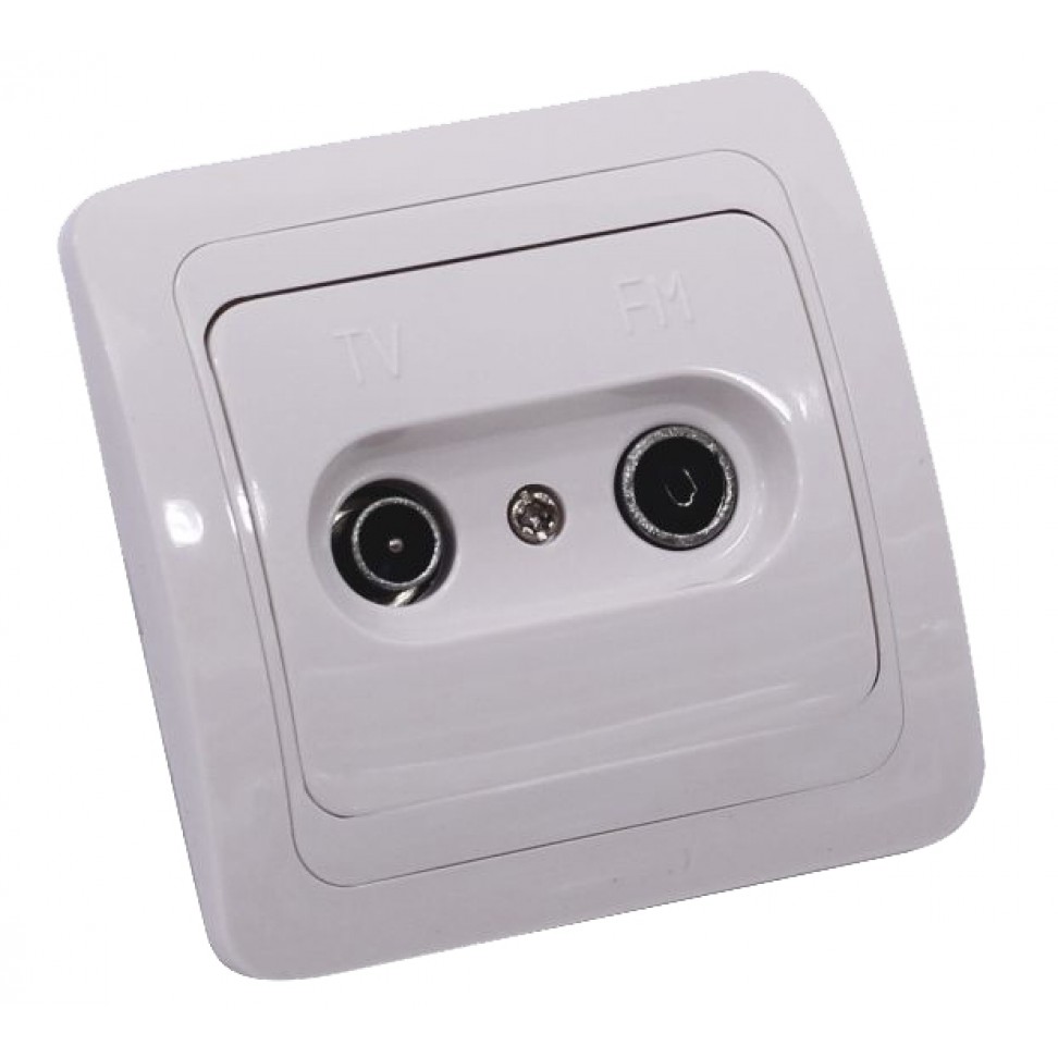 Tomada Tv/R�dio Branco