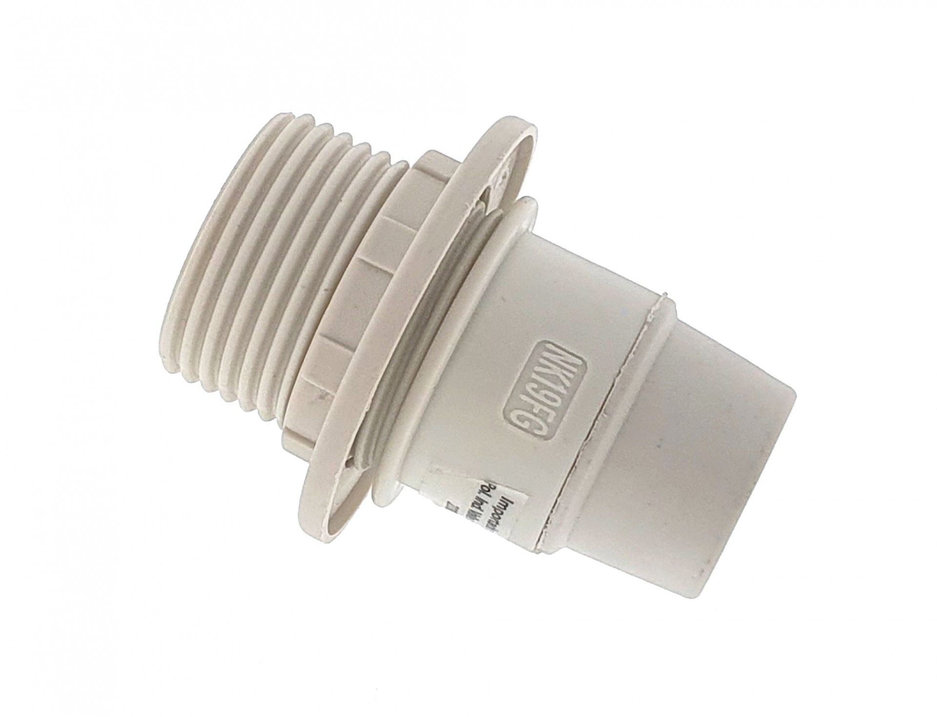 Casquilho E14 Branco Com Aro