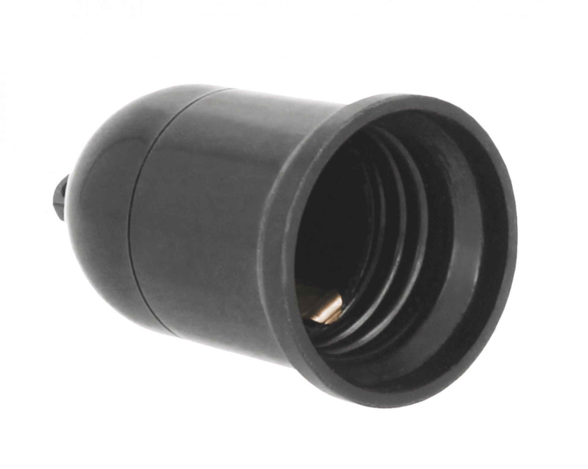 Casquilho E27 Preto C/Pendurante