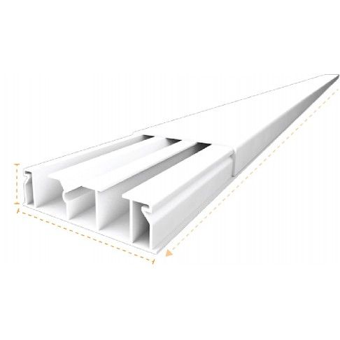 Calha 70x20mm Branco Calha 70x20mm Branco
