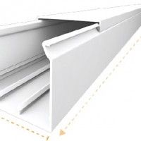 Calha 60x40mm Branco Calha 60x40mm Branco