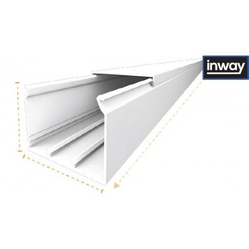 Calha 60x40mm Branco Calha 60x40mm Branco
