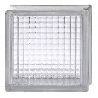 Tijolo Vidro Transparente Quadrado 19x19x8cm Tijolo Vidro Transparente Quadrado 19x19x8cm