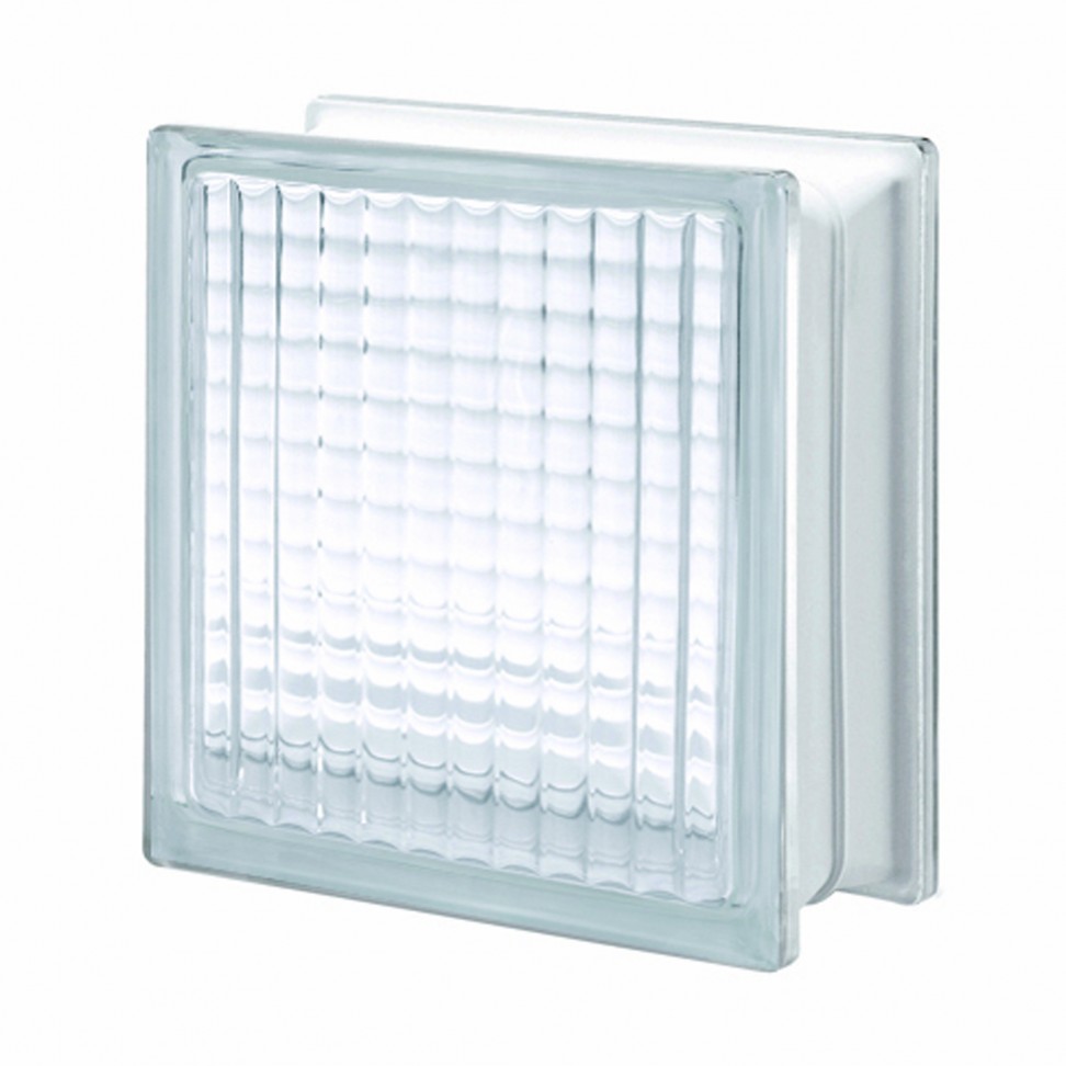 Tijolo Vidro Transparente Quadrado 19x19x8cm Tijolo Vidro Transparente Quadrado 19x19x8cm
