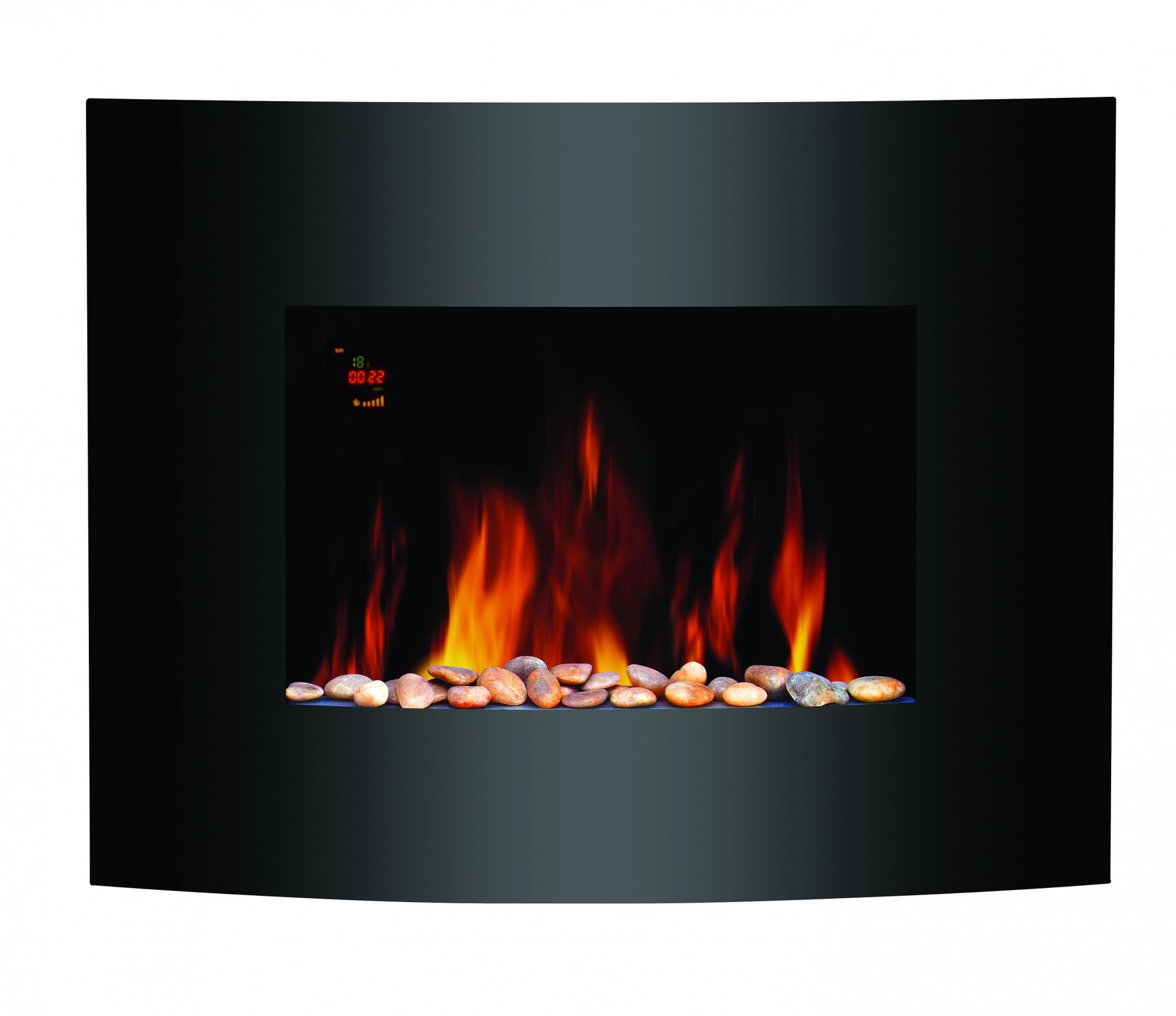 Aquecedor Lareira Frente Vidro 900/1800w