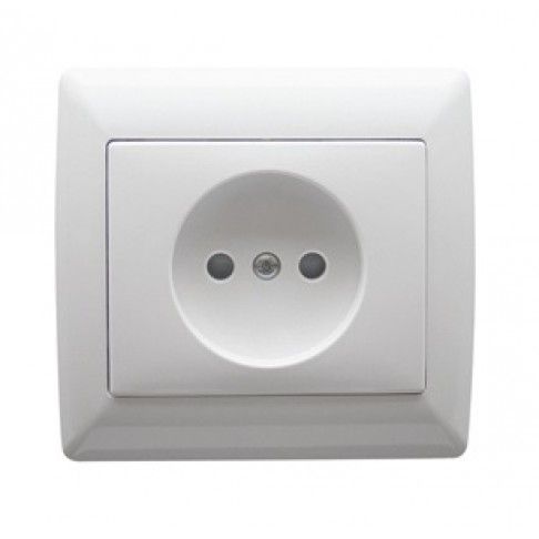 Tomada Com Obturador Sirius Branco Tomada Com Obturador Sirius Branco