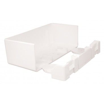Topo Para Calha 110x50 Branca 2un