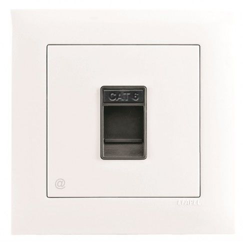 Tomada De Rede Cat6 Logus 90 Branco