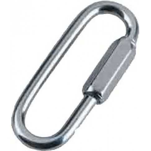 Mosquetão C/Rosca Inox 4mm 2un Mosquetão C/Rosca Inox 4mm 2un