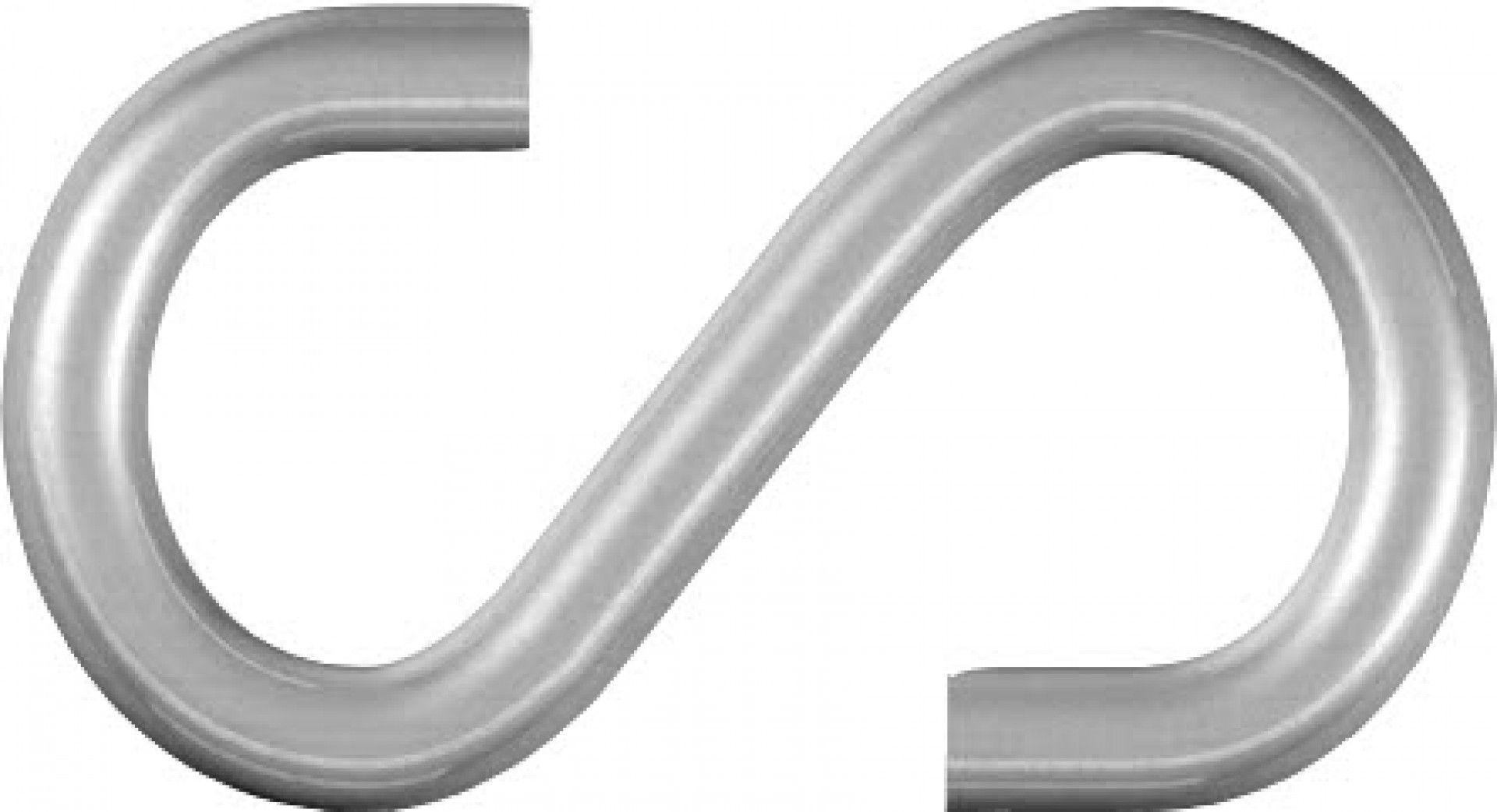 Gancho Em S Zincado 3mm 4un