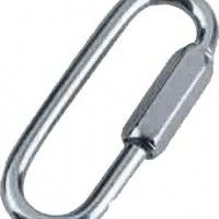 Mosquetão C/Rosca Inox 4mm 2un Mosquetão C/Rosca Inox 4mm 2un