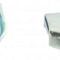 Passa-Cabos Zincado Simp 3mm 2un Passa-Cabos Zincado Simp 3mm 2un