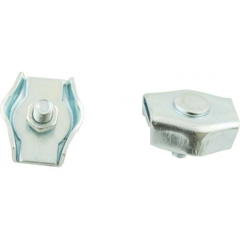 Passa-Cabos Zincado Simp 3mm 2un Passa-Cabos Zincado Simp 3mm 2un