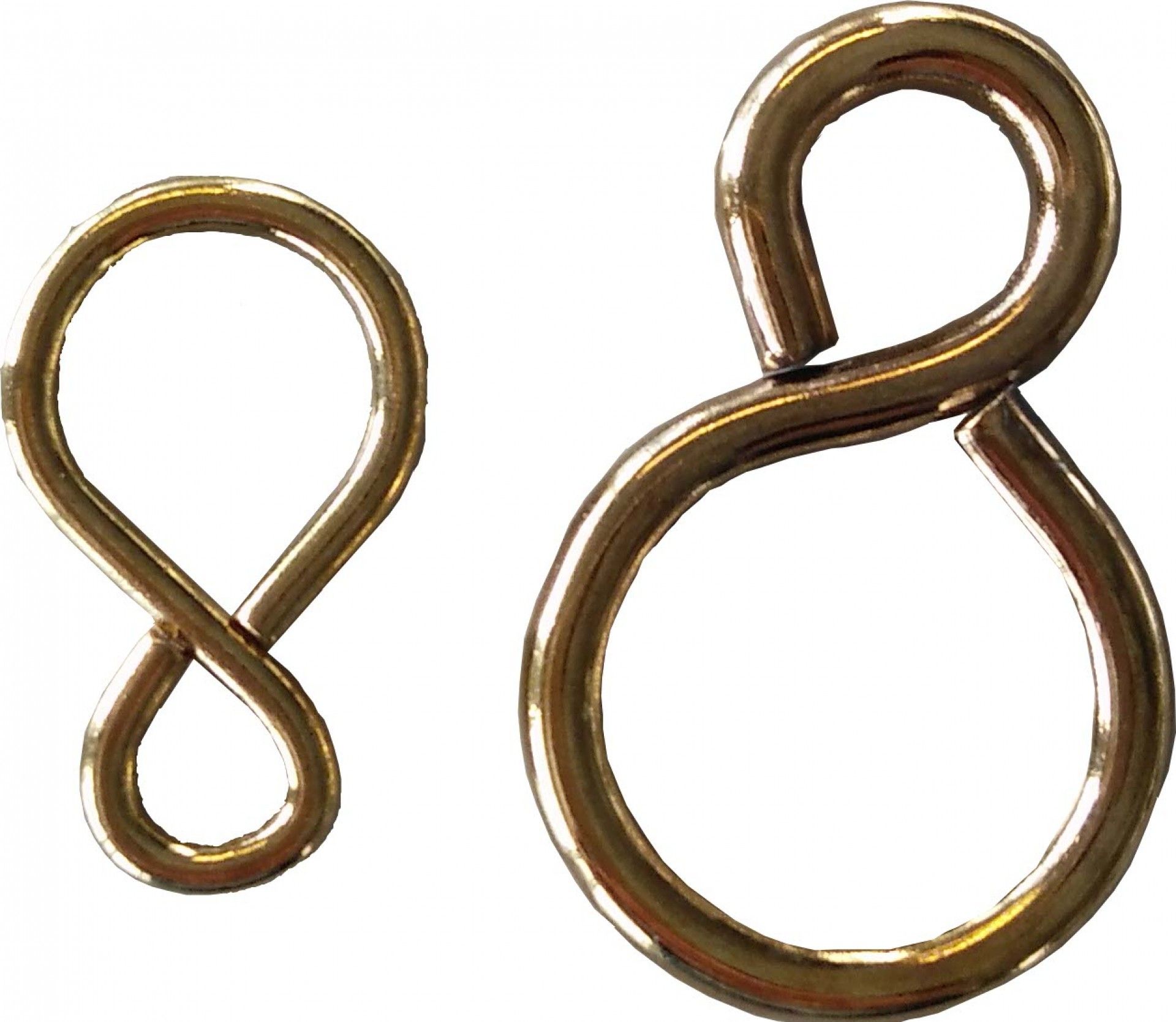 Gancho Em S Latão 30+20mm 6un