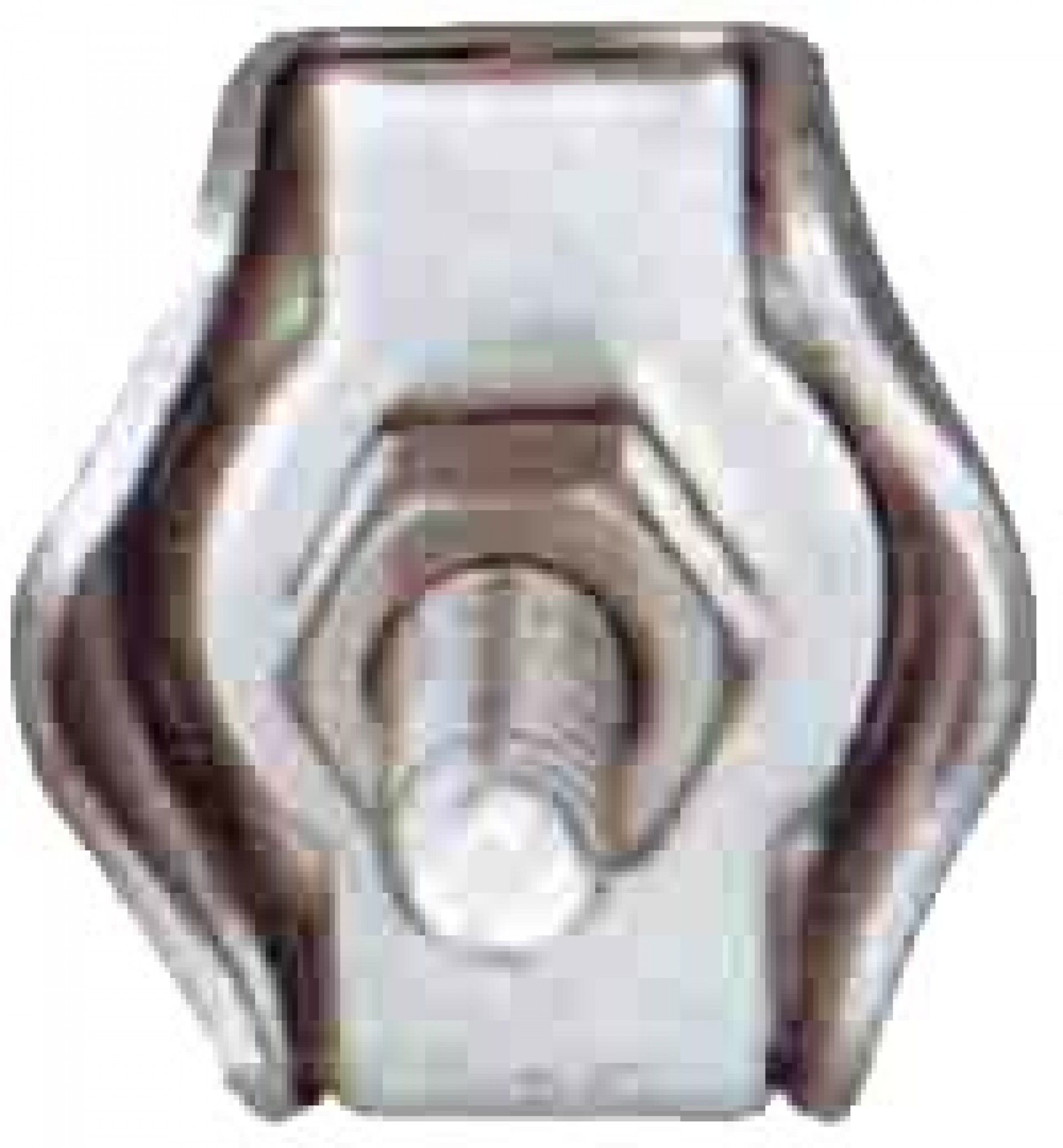 Passa-Cabos Simples Galvanizado 5mm 2un