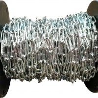 Corrente Elo Longo Zincado C-30 3mm 1m Corrente Elo Longo Zincado C-30 3mm 1m