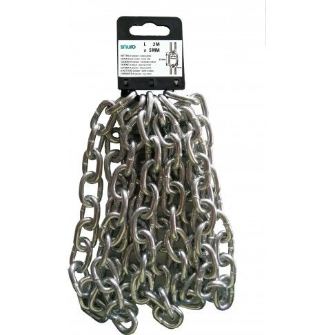 Corrente Elo Curto Zincado A-50 5mm 2m Corrente Elo Curto Zincado A-50 5mm 2m
