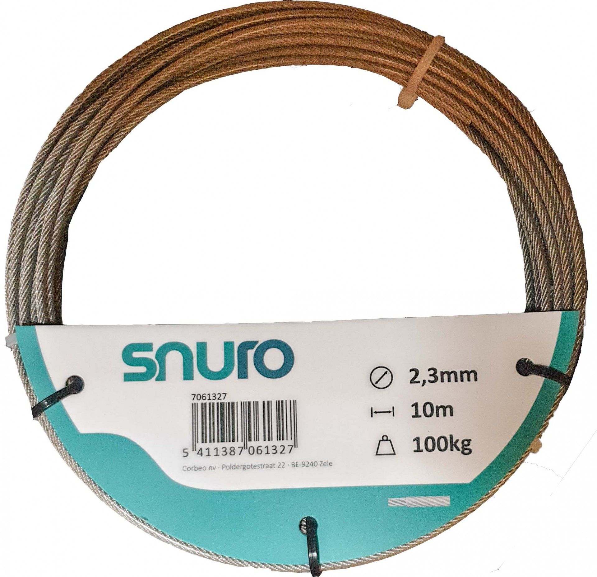 Cabo De Aço Galvanizado Rev 2.3mm 10m