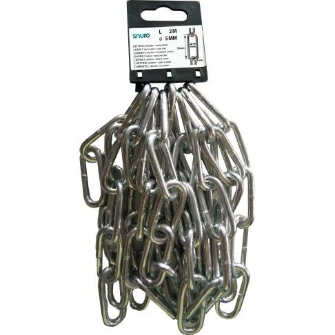 Corrente Elo Longo Zincado C-50 5mm 2m Corrente Elo Longo Zincado C-50 5mm 2m