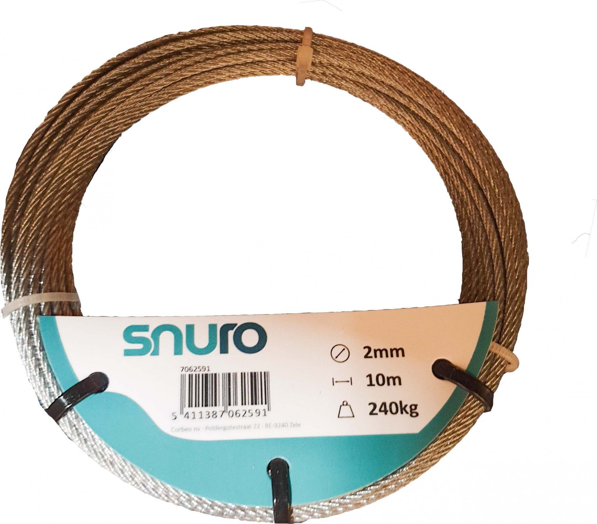 Cabo De Aço Galvanizado 2mm 10m